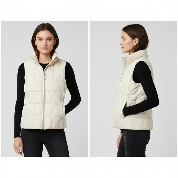 GAP Jackets & Blazers - GAP Down Y2K Puffer Vest Full Zip – Lightweight Quilted Warm Winter Layer SIze M